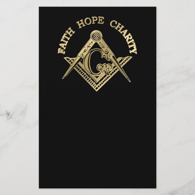Masonic symbol flyer (Front)