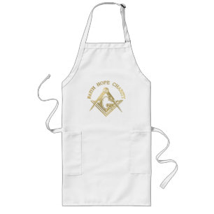 Masonic symbol long apron