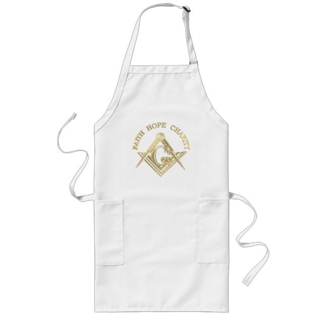Masonic symbol long apron (Front)