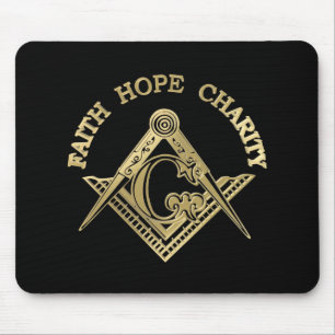 Masonic symbol mouse mat