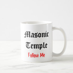 Masonic Temple Mug #1 White