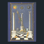 Masonic Tracing Board - Entered Apprentice 3 Poster<br><div class="desc">Masonic Tracing Board - Entered Apprentice 3</div>