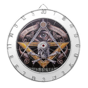 Masonic Virtue Dartboard