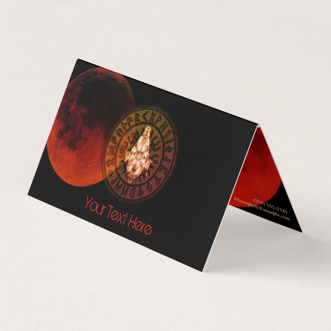 Masonic Warrior Business Card (Front)