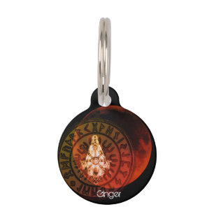 Masonic Warrior Pet Tag