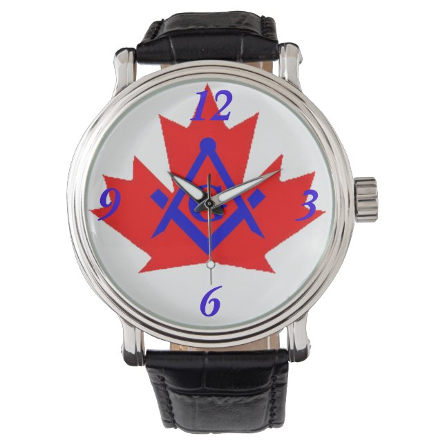 Masonic's Canada Customised Emblem Watch (Front)
