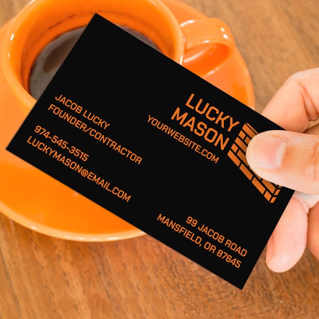 Masonry Brick Business Card (Creator Uploaded)