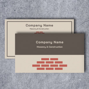 Masonry Business Card
