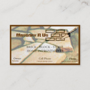 Masonry  Business Card