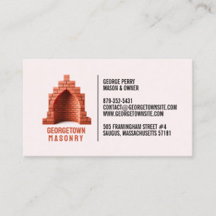 Masonry Chimney Business Card