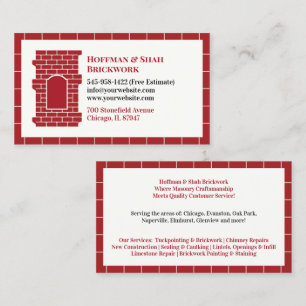 Masonry Chimney Business Card