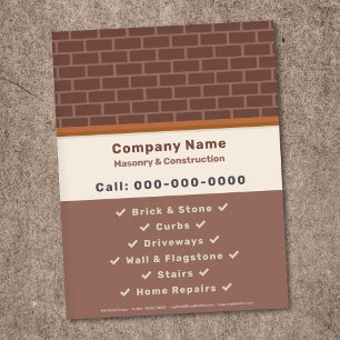 Masonry & Construction Flyer