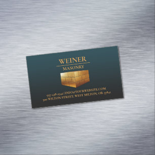Masonry Constructions Business Card