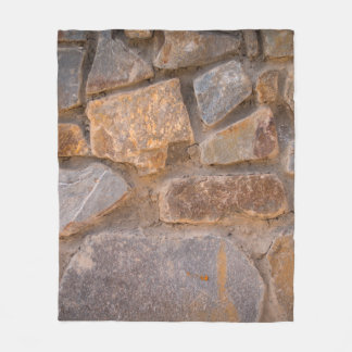 Masonry natural stoneabstract, ancient, antiquity, fleece blanket