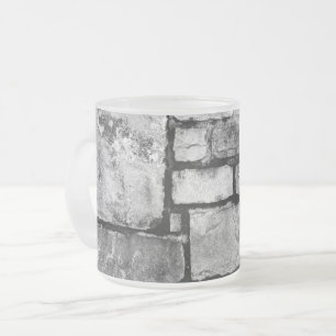 Masonry Patterns - Garden Wall 1 Frosted Glass Coffee Mug