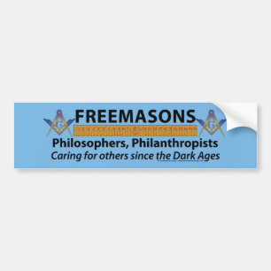 Masons Care Bumper Sticker