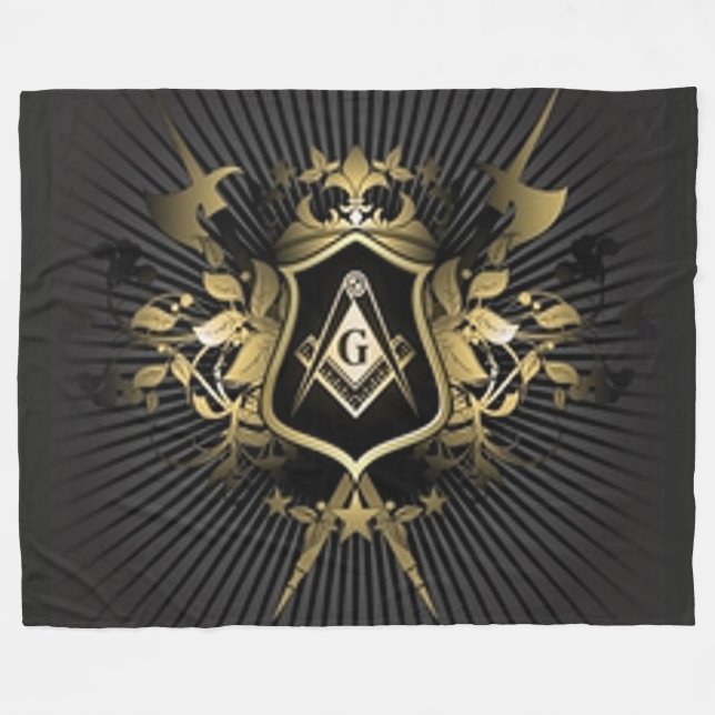 MASONS FLEECE BLANKET (Front (Horizontal))