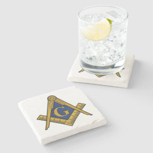 MASONS MARBLE STONE COASTER