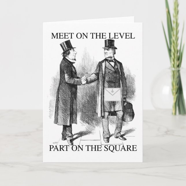 Masons Meeting Card (Front)