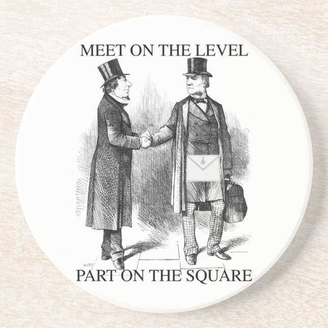 Masons Meeting Coaster (Front)