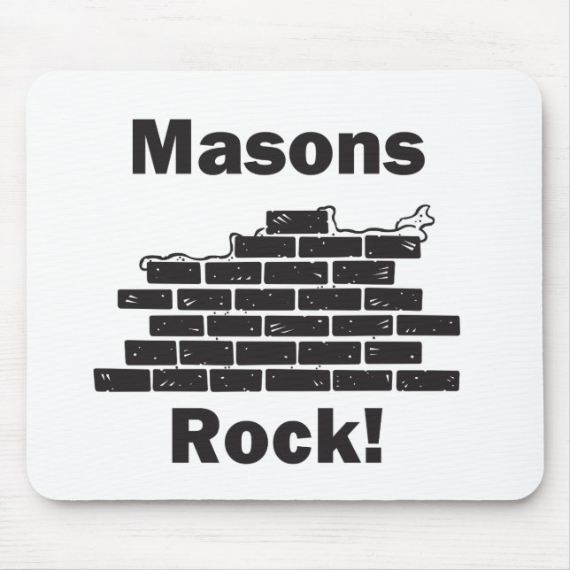 Masons Rock Mouse Mat (Front)