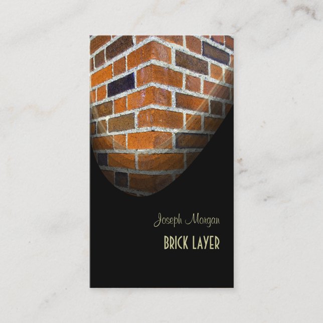 Masons, stone workers business cards (Front)