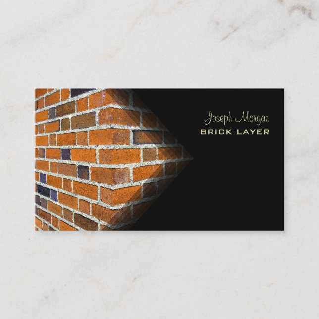 Masons, stone workers business cards (Front)