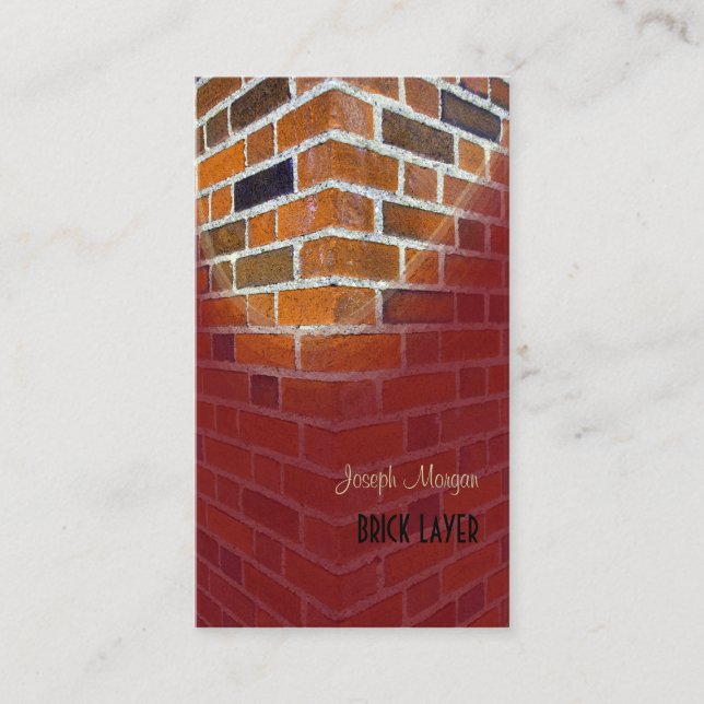 Masons, stone workers business cards (Front)