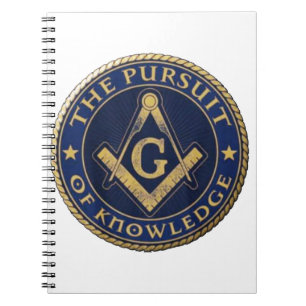 Masons The Pursuit of Knowledge Notebook