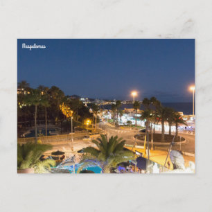 Maspalomas Blue Hour Postcard