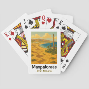 Maspalomas Dunes Gran Canaria Canary Island Playing Cards