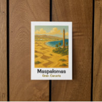 Maspalomas Dunes Gran Canaria Vintage Travel