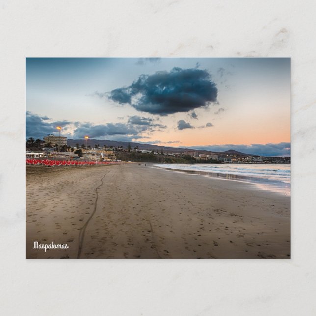 Maspalomas Sunset Postcard (Front)