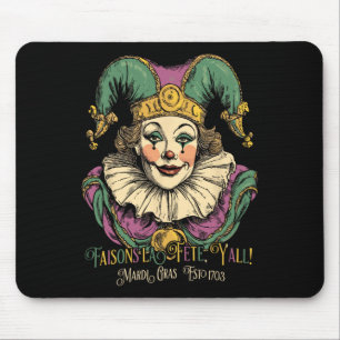 Masque Mardi Apparel Costumes Vintage Mardi Gras C Mouse Mat