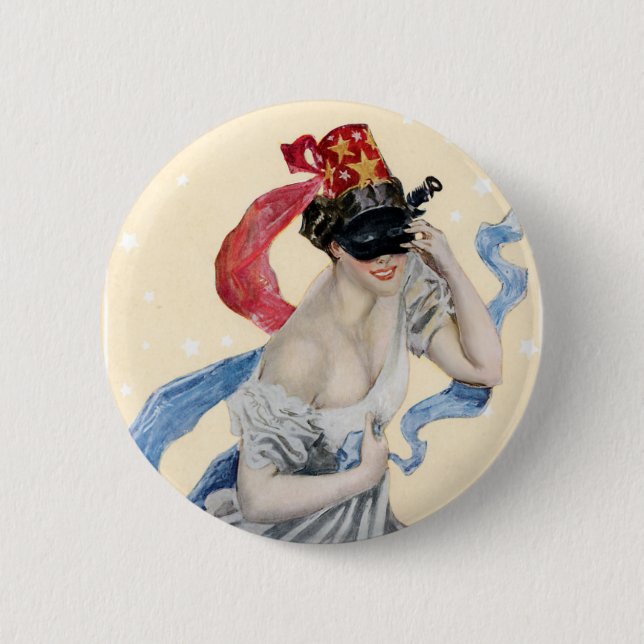 Masquerade 6 Cm Round Badge (Front)