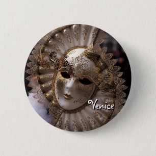 Masquerade 6 Cm Round Badge