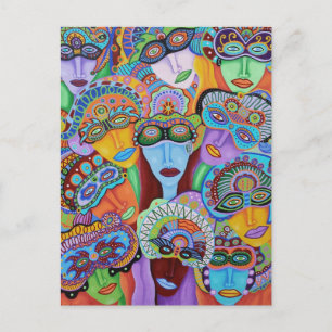 Masquerade 7 postcard
