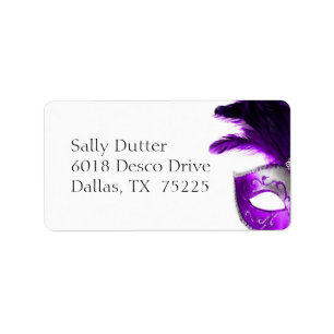 Masquerade Address Labels