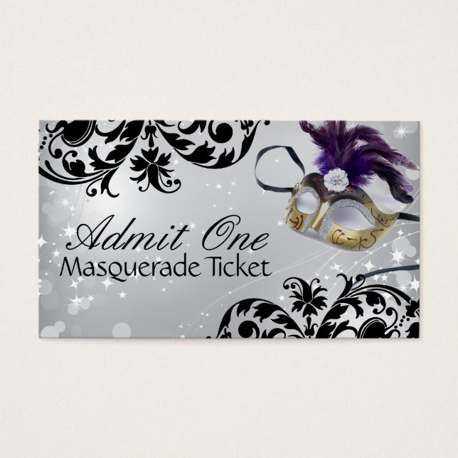 Masquerade Admission Tickets (Front)