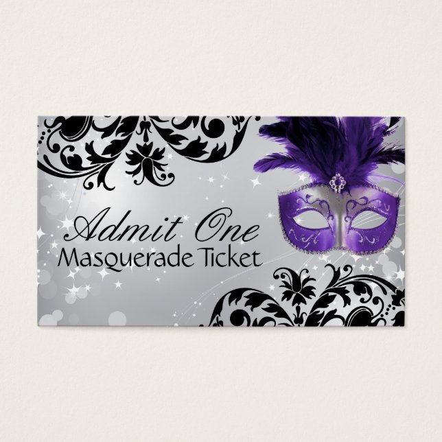 Masquerade Admission Tickets (Front)