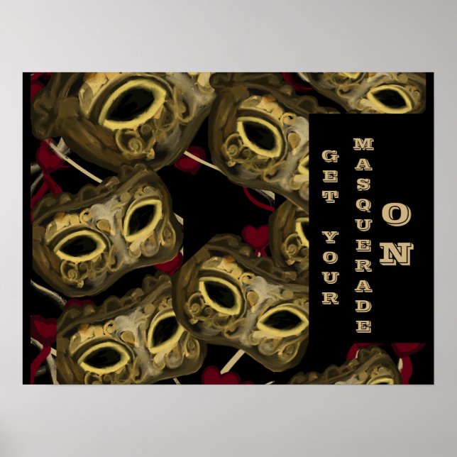 MASQUERADE ART   POSTER (Front)