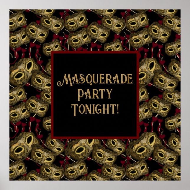 MASQUERADE ART    POSTER (Front)