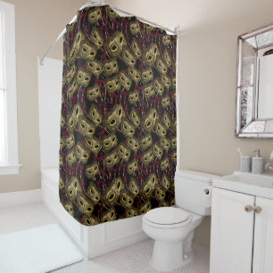 MASQUERADE ART SHOWER CURTAIN