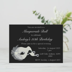 Masquerade Ball Invitation