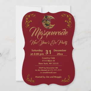 Masquerade Ball Party Invitation