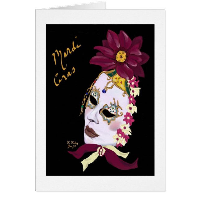 Masquerade card (Front)