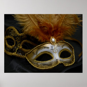 Masquerade Carnival Mask  Poster