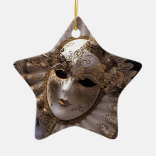 Masquerade Ceramic Tree Decoration