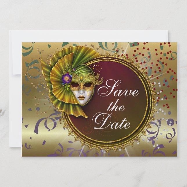 Masquerade -  Costume Party Invitation by SRF (Front)