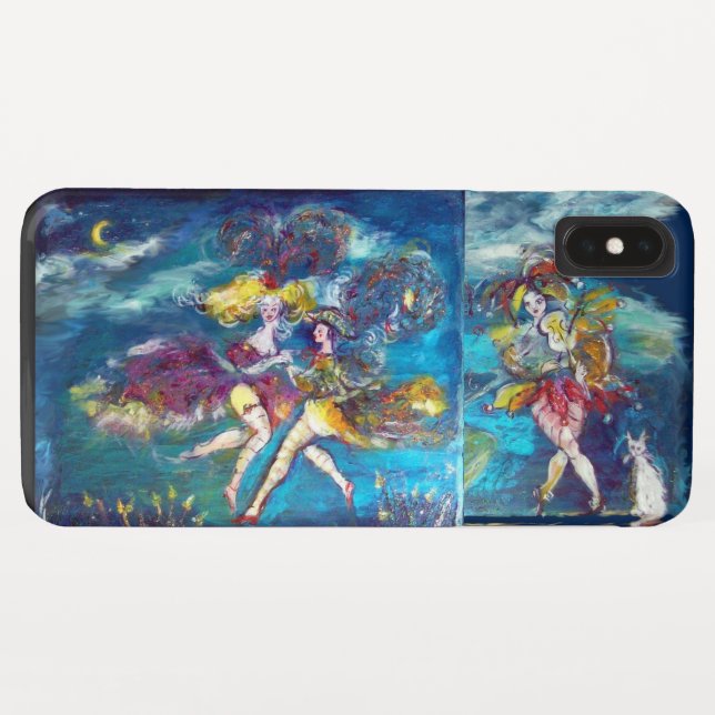 MASQUERADE DANCING AND MUSIC IN THE NIGHT Case-Mate iPhone CASE (Back (Horizontal))